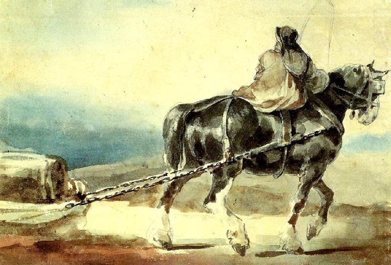 le cheval de halage, charles emile callande